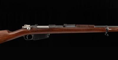 Mauser Modelo Argentino 1891 7.65x53mm - 1901, DWM, UPGRADED SIGHT, vintage firearms - Image 6 of 9