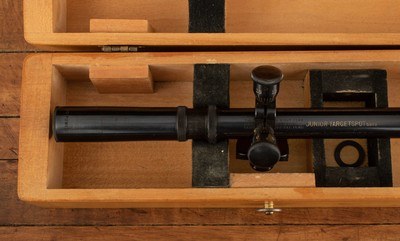 Lyman Junior Targetspot – 10 POWER, 97%, CASED, W/ BASE, RECOIL SPRING - Image 2 of 11