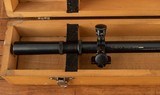 Lyman Super Targetspot – 25 POWER, 97%, CASED, W/ BASE, SIGHTING CHART, vintage firearms - Image 2 of 10