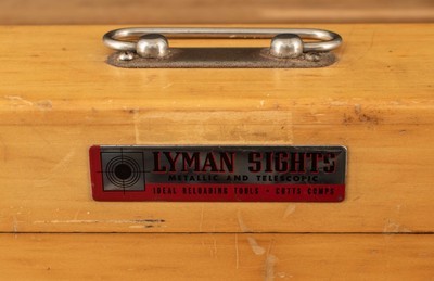Lyman Super Targetspot – 25 POWER, 97%, CASED, W/ BASE, SIGHTING CHART, vintage firearms - Image 8 of 10