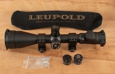 Leupold MK4 4.5-14x – 2009, FACTORY UPGRADES, BOX, DOCUMENTS, SCOPE COVER, vintage firearms
