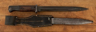 E.u.F. Hörster S84/98 III Bayonet - c1938, SCABBARD, FROG, KAR98K, vintage firearms - Image 3 of 11