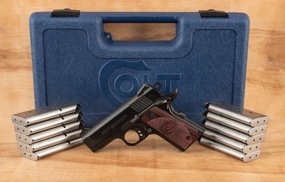 Colt Defender Lightweight .45ACP – 2024, 3”, 11 MAGS, CASE, MIRROR BORE, vintage firearms