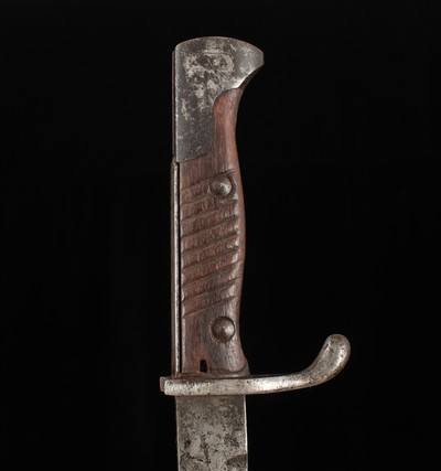 M1898/05 a/A - 1917, “BUTCHER BLADE”, SCABBARD, GEWEHR 98, vintage firearms - Image 5 of 8