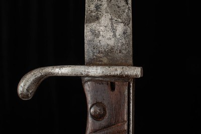 M1898/05 a/A - 1917, “BUTCHER BLADE”, SCABBARD, GEWEHR 98, vintage firearms - Image 6 of 8