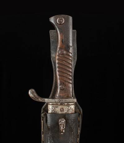 M1898/05 a/A - 1917, “BUTCHER BLADE”, SCABBARD, GEWEHR 98, vintage firearms - Image 8 of 8