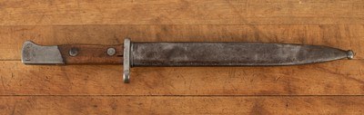 Cuchillo Bayoneta Modelo 1892/93 - c1893, SCABBARD, SPANISH MAUSER, vintage firearms - Image 1 of 9