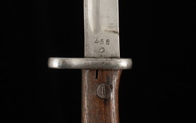 Cuchillo Bayoneta Modelo 1892/93 - c1893, SCABBARD, SPANISH MAUSER, vintage firearms - Image 7 of 9