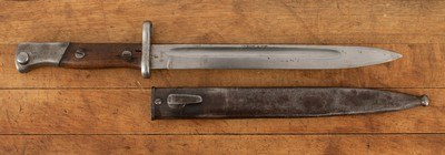 Cuchillo Bayoneta Modelo 1892/93 - c1893, SCABBARD, SPANISH MAUSER, vintage firearms - Image 3 of 9