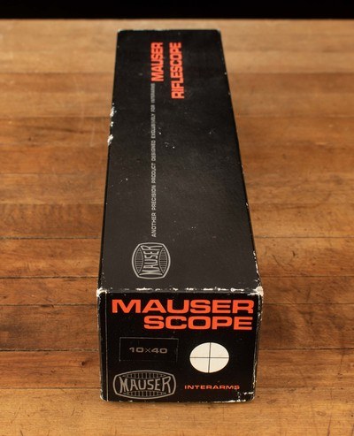 Mauser Riflescope 10x40 - c1970s, INTERARMS, LENS COVERS, BOXED, 99%+, vintage firearms - Image 13 of 13