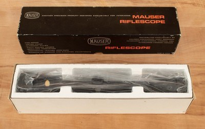 Mauser Riflescope 10x40 - c1970s, INTERARMS, LENS COVERS, BOXED, 99%+, vintage firearms - Image 12 of 13