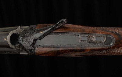 Perazzi MX28 28 gauge – 2007, F/F, BRUNO GOLDANI ENGRAVED, STUNNING WOOD, Vintage Firearms - Image 8 of 25