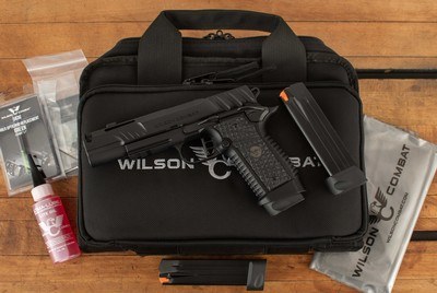 Wilson Combat Division 77 Project 1 Black 9mm – OPTIC READY, PRE-ORDER, Vintage Firearms - Image 1 of 14
