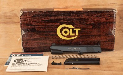 Colt MK IV Series 80 .22 LR Conversion Unit – 1984, COLT MAG, MANUAL, COLT BOX, vintage firearms - Image 1 of 9