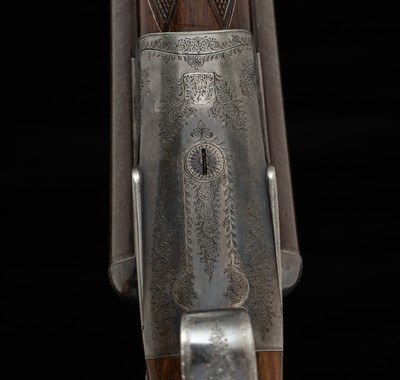 W & C Scott & Son Premier 12 ga – DAMASCUS, CRYSTAL INDICATORS, CERTIFIED, vintage firearms - Image 10 of 25