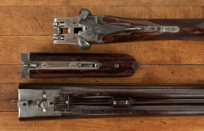 W & C Scott & Son Premier 12 ga – DAMASCUS, CRYSTAL INDICATORS, CERTIFIED, vintage firearms - Image 22 of 25