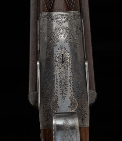 W & C Scott & Son Premier 12 ga – DAMASCUS, CRYSTAL INDICATORS, CERTIFIED, vintage firearms - Image 2 of 25