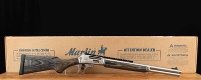 Marlin 1895SBL .45-70 – c2015, LARGE LOOP, STAINLESS, 1913 RAIL, BOXED, ACCESSORIES, vintage firearms - Image 1 of 21