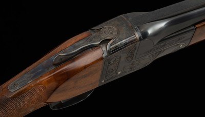 Ithaca 4E Single Barrel Trap 12ga – LETTER, ORIGINAL FINISHES, EXCEPTIONAL, vintage firearms - Image 18 of 25