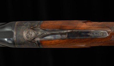 Ithaca 4E Single Barrel Trap 12ga – LETTER, ORIGINAL FINISHES, EXCEPTIONAL, vintage firearms - Image 7 of 25