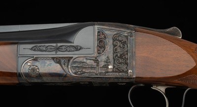 Ithaca 4E Single Barrel Trap 12ga – LETTER, ORIGINAL FINISHES, EXCEPTIONAL, vintage firearms - Image 1 of 25