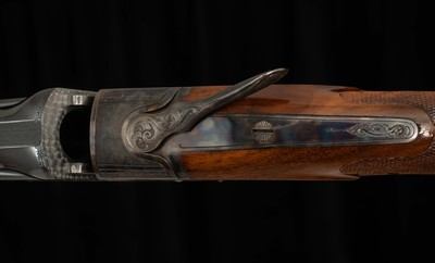 Ithaca 4E Single Barrel Trap 12ga – LETTER, ORIGINAL FINISHES, EXCEPTIONAL, vintage firearms - Image 8 of 25