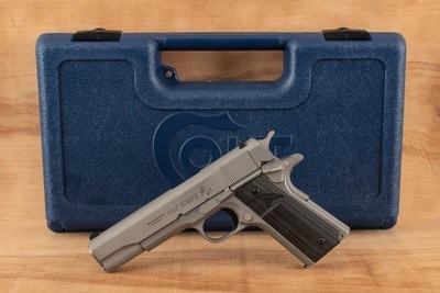Colt Government Model Series 70 .45ACP – 2021, 1911, STAINLESS STEEL, CASED, vintage firearms - Image 1 of 13