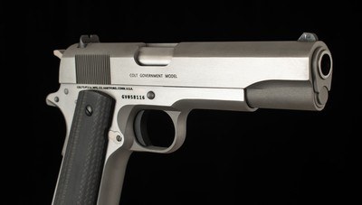 Colt Government Model Series 70 .45ACP – 2021, 1911, STAINLESS STEEL, CASED, vintage firearms - Image 4 of 13