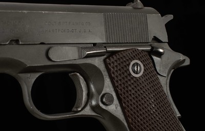 Colt M1911A1 .45 ACP – 1945, BRITISH LEND-LEASE, PROOFS, ORIGINAL FINISH, vintage firearms - Image 19 of 23