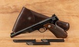 Colt Woodsman Match Target .22LR – 1940, ELEPHANT EAR GRIP, 3 MAGS, HOLSTER, vintage firearms - Image 1 of 20