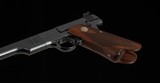 Colt Woodsman Match Target .22LR – 1940, ELEPHANT EAR GRIP, 3 MAGS, HOLSTER, vintage firearms - Image 8 of 20