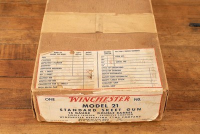 Winchester Model 21 16 Ga – SKEET, 28”, FACTORY BOX, HANG TAG, vintage firearms - Image 23 of 25