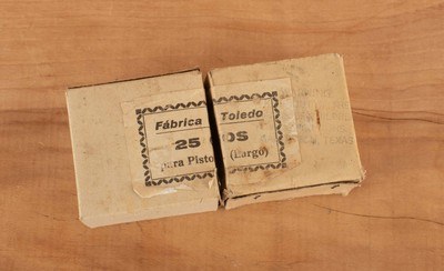Fábrica Nacional de Toledo 9x23mm Largo Ammunition - 2 BOXES, 50 ROUNDS, vintage firearms - Image 1 of 2