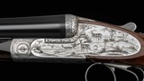 Francotte SLE 12 Gauge – GAME SCENE ENGRAVING, COIN FINISH, CASED, vintage firearms - Image 2 of 25