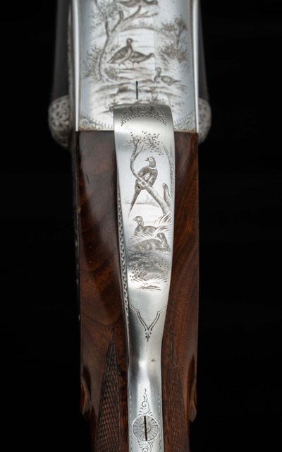 Francotte SLE 12 Gauge – GAME SCENE ENGRAVING, COIN FINISH, CASED, vintage firearms - Image 22 of 25