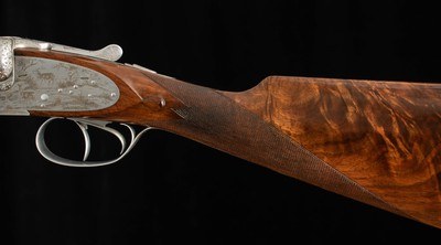 Francotte SLE 12 Gauge – GAME SCENE ENGRAVING, COIN FINISH, CASED, vintage firearms - Image 7 of 25