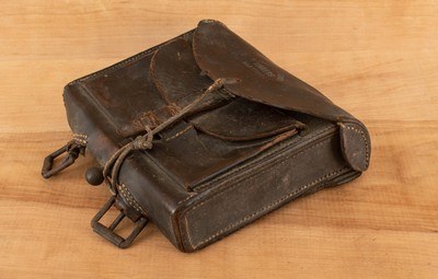 P. Jewell & Sons Civil War Era Ammo Pouch – OLD WEST, CIRCA 1865, vintage firearms - Image 4 of 6