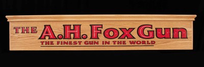 A. H. Fox Sales Sign – HANDMADE, 1 OF 1, REPRODUCTION - Image 1 of 4