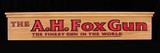 A. H. Fox Sales Sign – HANDMADE, 1 OF 1, REPRODUCTION - Image 1 of 4