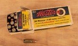 Western .30 Mauser (7.63x25mm) ammunition – FULL BOX OF 50, RARE, vintage firearms - Image 2 of 2