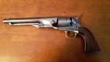 Colt Model 1860 Army 44 Cal. Numbers matching, Cartouche, Inspector marks, Original grips - 2 of 15