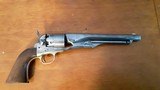 Colt Model 1860 Army 44 Cal. Numbers matching, Cartouche, Inspector marks, Original grips - 1 of 15