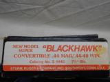 Ruger N M Blackhawk Combo,44 Magnum\44-40 - 2 of 10