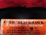 Ruger 6-1\2" Barrel OM 3 Screw Super Blackhawk,44 Magnum - 8 of 16