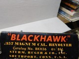Ruger Three Screw Blackhawk,357 Magnum - 2 of 16