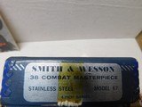 Smith & Wesson Model 67 No Dash,38 Special! - 4 of 25