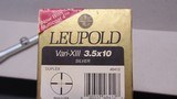 Leupold Vari-X III, 3.5 - 10 X 40mm Silver! $595.00 Shipped !!! SOLD !!! - 9 of 9