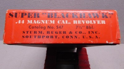 Ruger O M Super Blackhawk 44 Magnum Boxed - Image 20 of 21