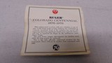 Ruger Single-Six Colorado Centennial 22 Combo Cased NIB.!!! SOLD !!!To Wayne - 8 of 9
