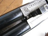 Vincenzo Bernadelli 20 gauge 2 barrel set Side Lock Engraved w/ Case Like New Beautiful! - 16 of 19